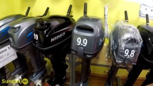 Лодочный мотор APACHE 9.9 (15) л.с. - распаковка и первый осмотр. Двухтактный, с гарантией 2 года!