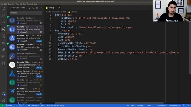 Setup de um ambiente DevOps com Docker e VS Code na AWS a custo ZERO смотреть онлайн