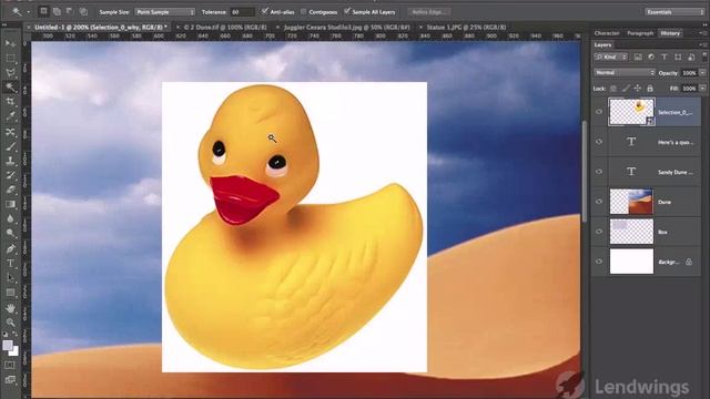 23 Основы работы с волшебной палочкой (www.probfoto.com | Уроки фотошопа) смотреть онлайн