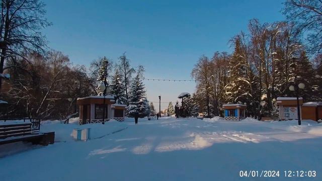 Центральный Парк в Йошкар-Ола январь 2024 смотреть онлайн