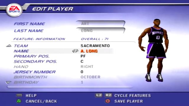 NBA Live 2002 Sacramento Kings Overall Player Ratings смотреть онлайн