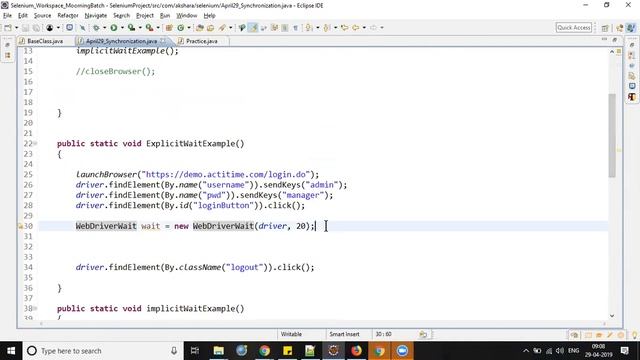Selenium Implicit and Explicit wait смотреть онлайн