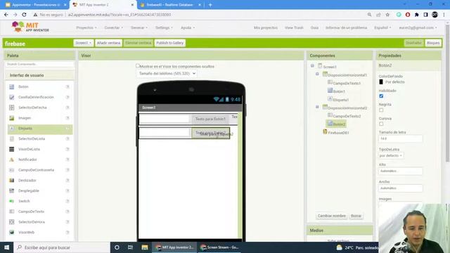 FireBase en Appinventor смотреть онлайн