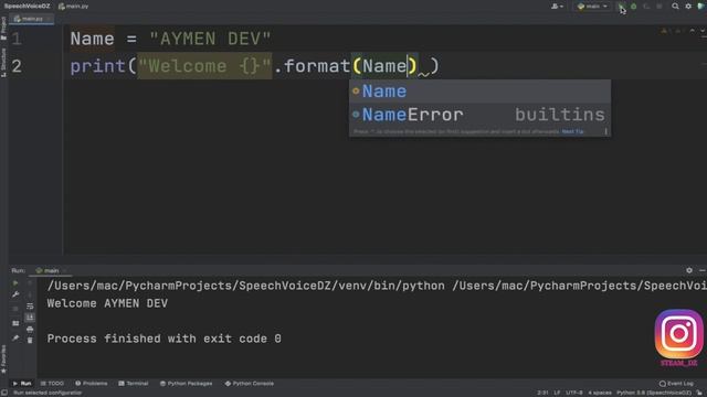 PART 25 PYTHON | الدرس الخامس و العشرون : F String (Format) смотреть онлайн