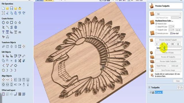 #Vectric #Aspire #2D #Tutorial-5#How to Make #V-Carve #Toolpaths #Bevel #Carving #V-Bit #Tracing#CN смотреть онлайн
