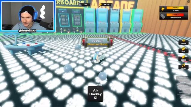 Becoming The STRONGEST PLAYER EVER In Strongman Simulator! (Roblox) смотреть онлайн