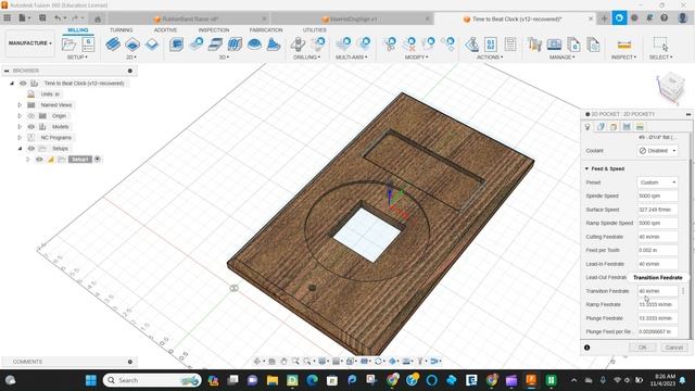 Time to Clock CAD Tutorial смотреть онлайн