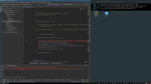 Custom Minecraft Modpack Launcher in C# смотреть онлайн
