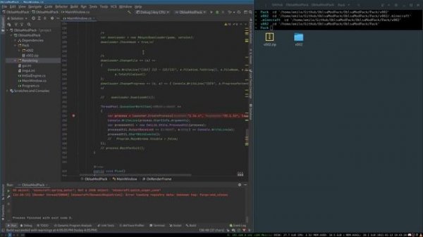 Custom Minecraft Modpack Launcher in C#
