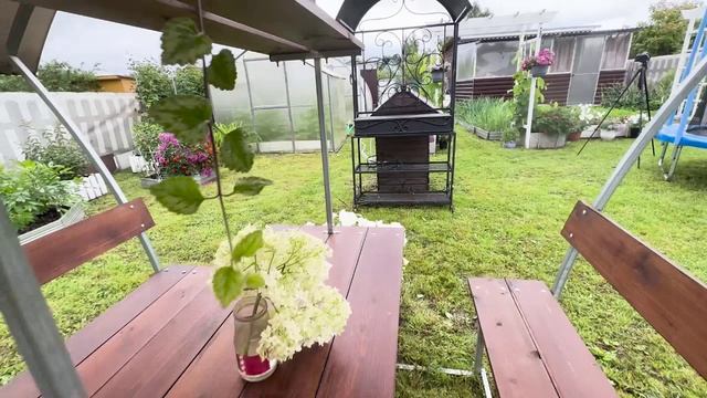 Садовая беседка Трали-Вали 3-й сезон на дачном участке