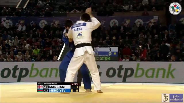 Judo 2014 Grand Prix Tbilisi: Margiani (GEO) - Mehdiyev (AZE) [-81kg] bronze смотреть онлайн