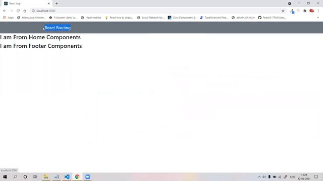 19 React Router - Part -1( react-router-dom) Tutorial in Hindi | Designing by using Bootstrap смотреть онлайн
