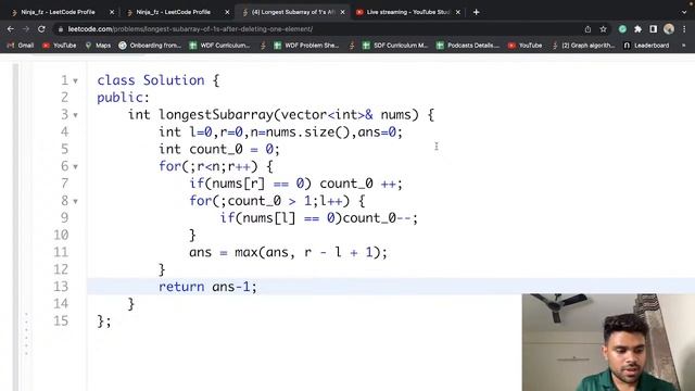 Sliding Window Problem | DSA by FRAZ смотреть онлайн