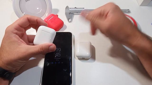 НЕ 1:1 !! TWS I90000 Vs Apple AirPods 1. Сравнение с ОРИГИНАЛОМ. Микрофон в урну...