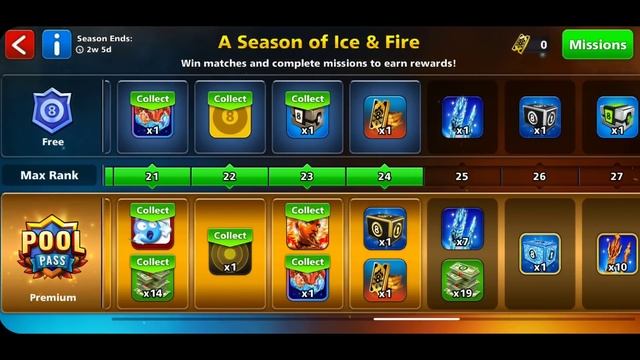 8 ball pool Ice & Fire 4 Cue Free ? New Pool Pass Level Max смотреть онлайн