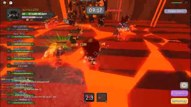 Dungeon Quest|Cosmetics Drop From Volcanic Chambers! смотреть онлайн