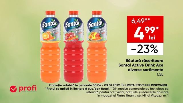 Acum ai Băutură răcoritoare Santal Active Drink Ace diverse sortimente 1.5L la un pret special. смотреть онлайн