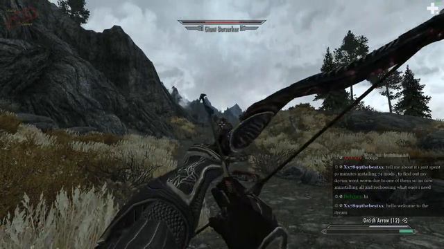 Immersive Skyrim - Imperials Vs. Giant Berserker... And Erannor? Epic!