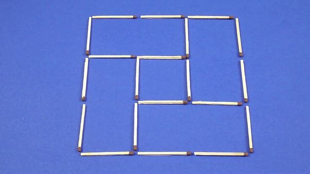 Головоломки со спичками 110. Передвиньте 2 спички, чтобы получить 4 квадрата смотреть онлайн