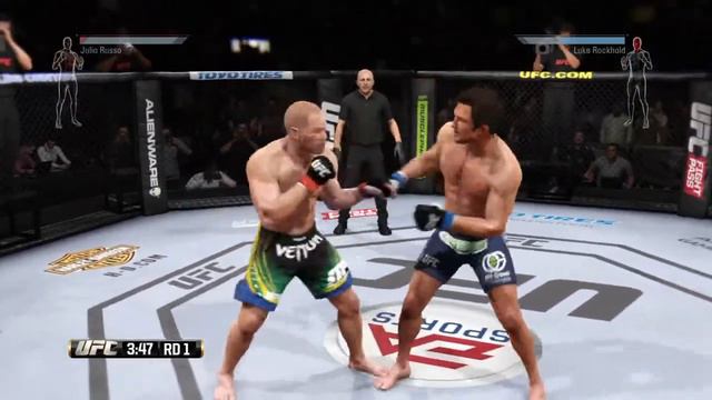 UFC: Julio Russo x Luke Rockhold смотреть онлайн