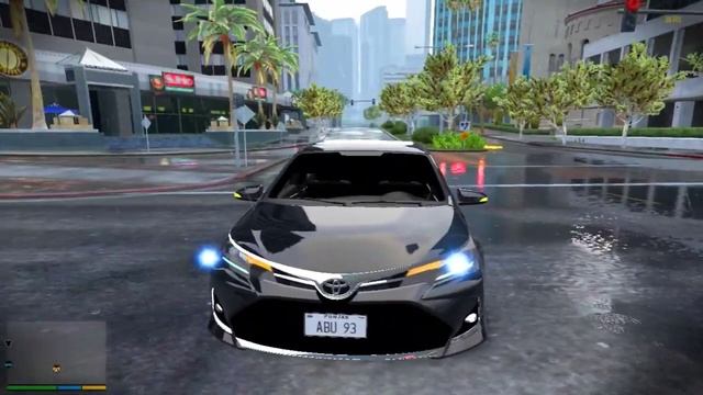 Toyota altis 1.8x Grande | GTA V Mods смотреть онлайн