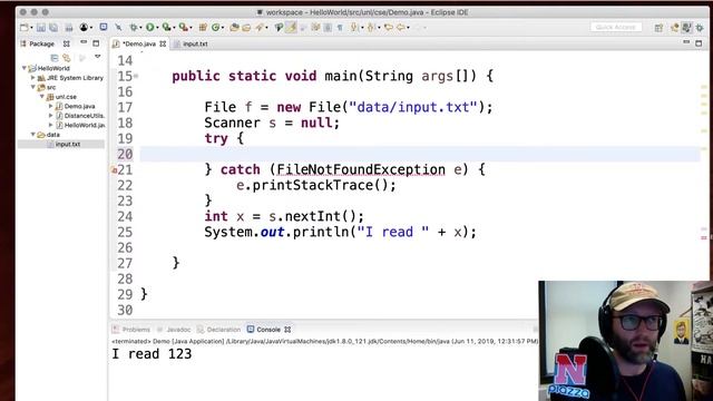1.7 - Quick Intro to Java - File I/O смотреть онлайн