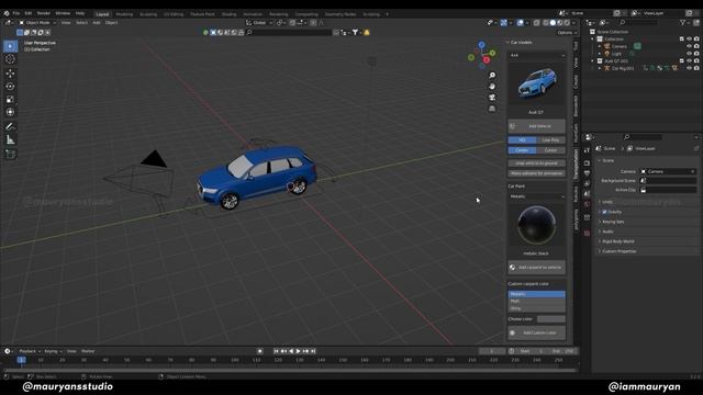 Rigacar Add-on Fix | Not Showing in N-PANEL | Blender 3.0/1 смотреть онлайн
