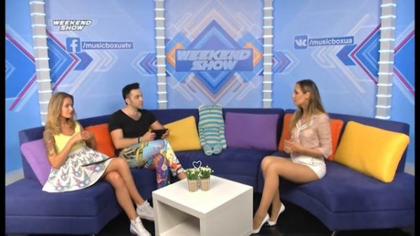 Евгения Власова в гостях у Weekend Show