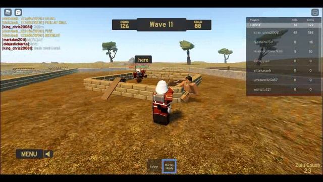 zulu war roblox part 1 смотреть онлайн