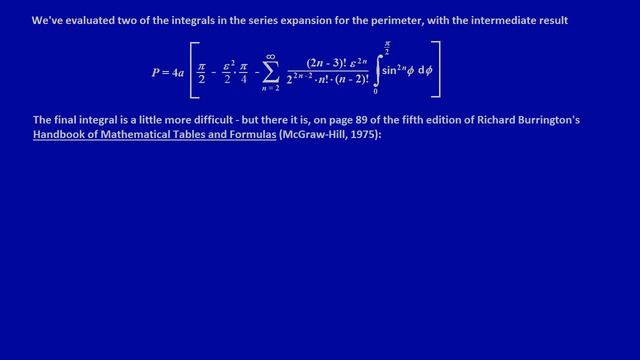 The Circumference of the Ellipse смотреть онлайн