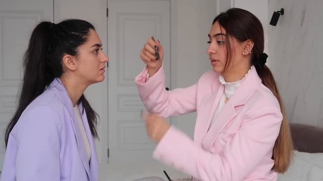 Мы родные сестры? Делаю макияж и меняю стиль сестры на свой! Повторяю свой образ и макияж смотреть онлайн