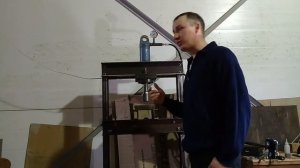 9) Самодельный пресс, пресс своими руками, DIY, Самоделка, гидравлический пресс для гаража