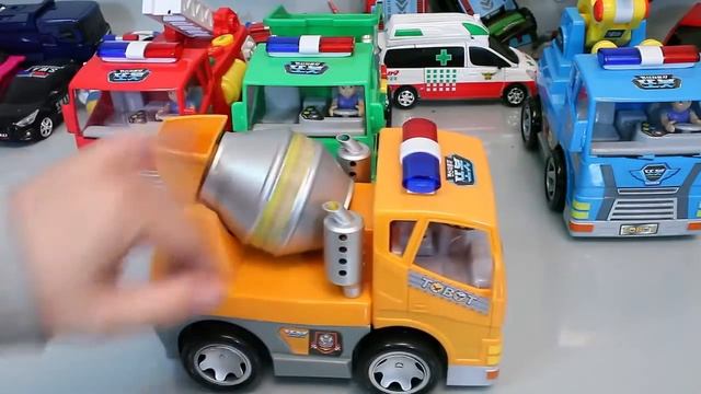 Машинки. Бетономешалка. Развлекающие и развивающие видео обзоры детских игрушек смотреть онлайн