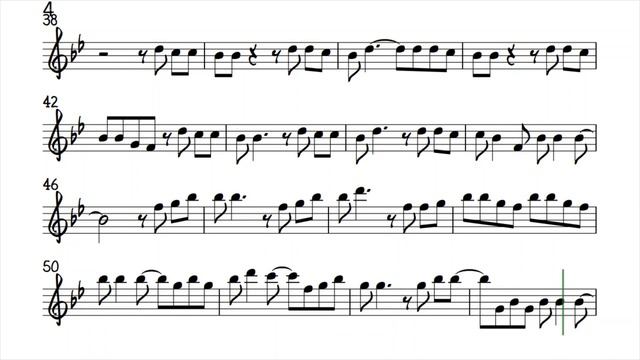 EVERYTHING by Michael Buble Alto Sax Easier Key Sheet Music Backing Track Play Along Partitura смотреть онлайн