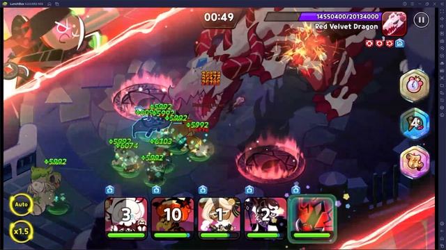 Cookie Run Kingdom || Guild Battle with Affogato on Low Level Dragon (Full Auto) смотреть онлайн