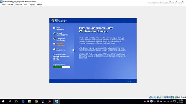 VirtualBox'ta Windows XP kurulumu. (KOMİK SON) смотреть онлайн