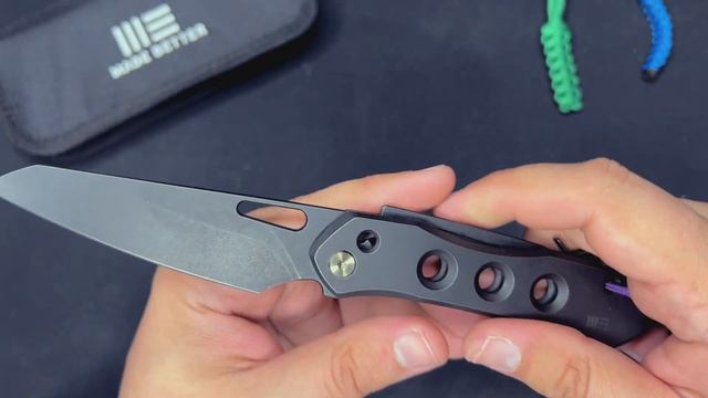 WE Knife Vision R первые впечатления и быстрый обзор смотреть онлайн