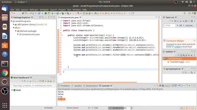 Java 8 Interview Programs| Find the Duplicate elements | Compare the Lists смотреть онлайн