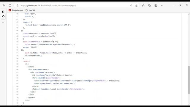 How to make TODO-LIST App using REACTJS and API смотреть онлайн