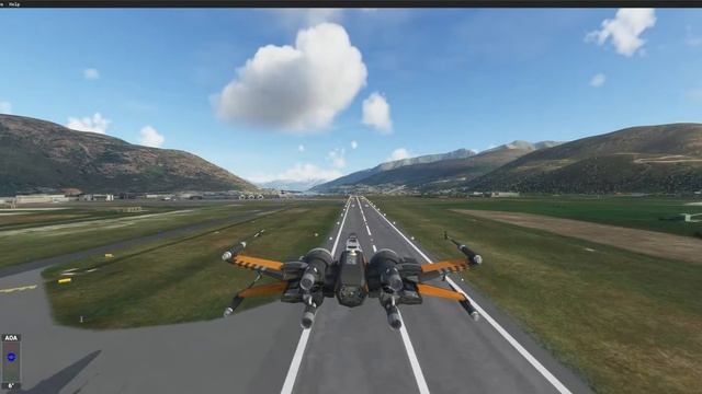 #FS2020 - Testing Poe's black X-Wing in Microsoft Flight Simulator смотреть онлайн