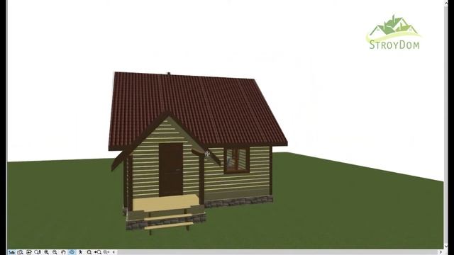 проект бани 6х6 смотреть онлайн