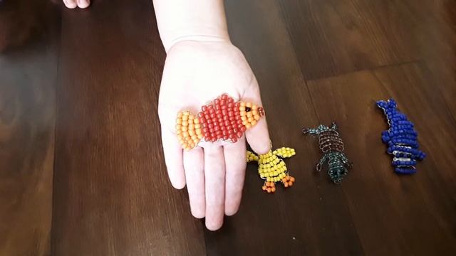 Показываю поделки из бисера на тему:"ЖИВОТНЫЕ" смотреть онлайн