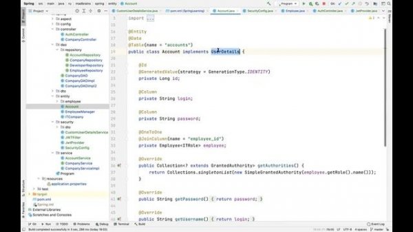 Вебинар: Регистрация Авторизация Аутентификация Spring Security  - Backend-разработка на Java