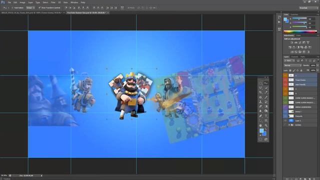 CLASH ROYALE YOUTUBE BANNER SPEED ART!!! смотреть онлайн