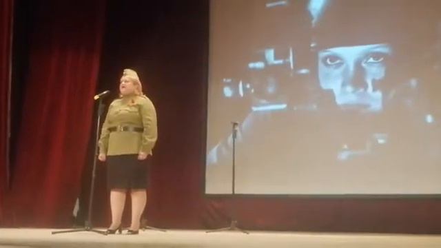 Марина Русинова. Р. Рождественский "Баллада о зенитчицах" смотреть онлайн