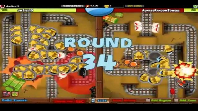 Ep 70 - dw3iss19 vs AlwaysRandomTowers - King of the Hill Bloons TD Battles смотреть онлайн