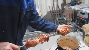 Печка мангал в гараж