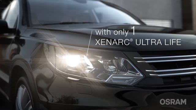 OSRAM XENARC ULTRA LIFE – Go Farther With Up To Four Times Longer Lifetime.