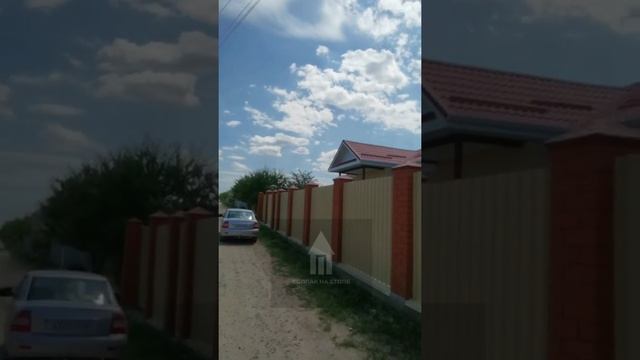 Колпаки на столбы забора из кирпича | Защити забор