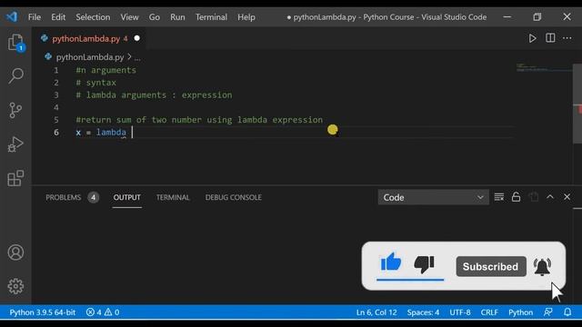 Python Lambda Expression Complete Tutorial || Code Myth смотреть онлайн